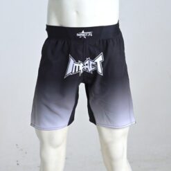 MMA shorts black/white