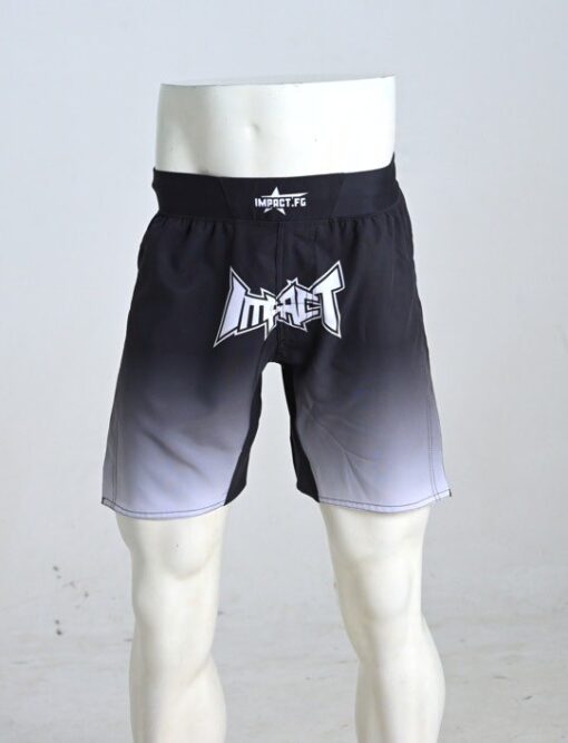 MMA shorts black/white