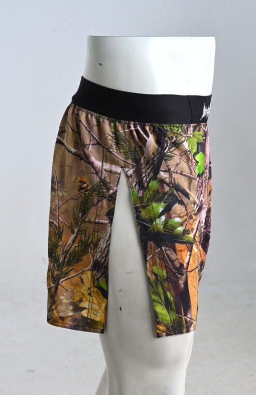 MMA Shorts Camo Medium Length - Image 4