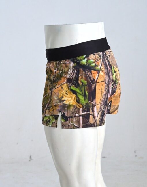 MMA Shorts Camo Hybrid Length - Image 4