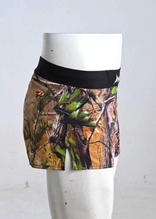 MMA Shorts Camo Hybrid Length - Image 3