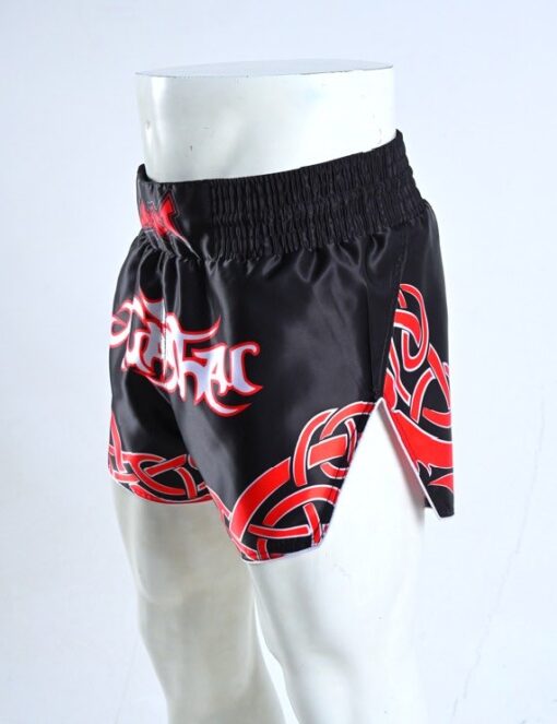 Muay Thai Shorts RED/BLACK - Image 2
