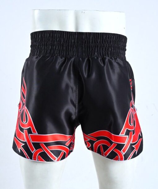 Muay Thai Shorts RED/BLACK - Image 4