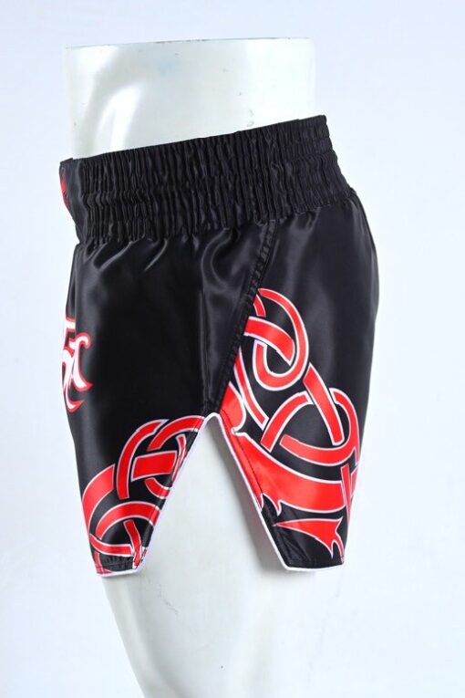 Muay Thai Shorts RED/BLACK - Image 3